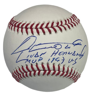 Livan Hernandez "1997 World Series MVP" Autographed Baseball (JSA)