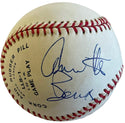 Annette Bening & Warren Beatty Married Couple Hollywood Actors signed Baseball (Beckett)