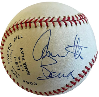 Annette Bening & Warren Beatty Married Couple Hollywood Actors signed Baseball (Beckett)