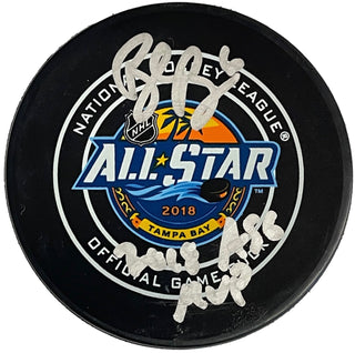 Brock Boeser Autographed 2018 All Star Puck (Fanatics)