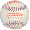 Marcell Ozuna Autographed Official 2017 All Star Game Major League Baseball (JSA)