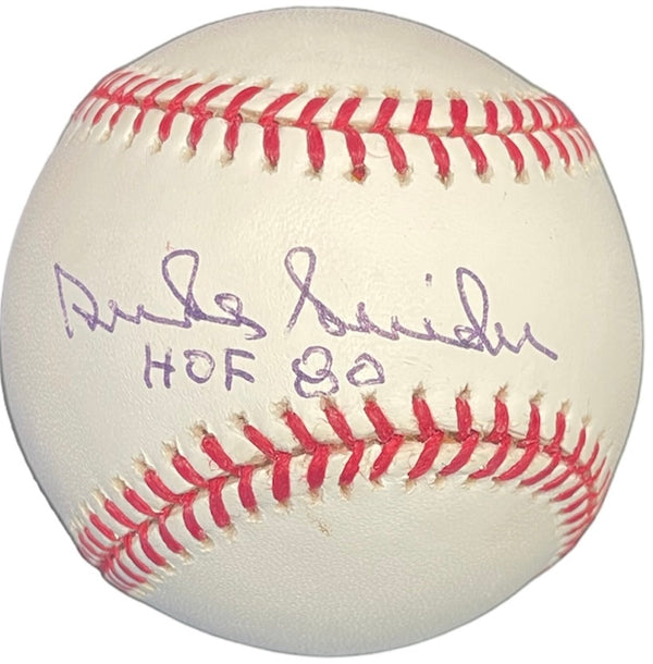 Duke Snider Autographed Official Major League Baseball (JSA)