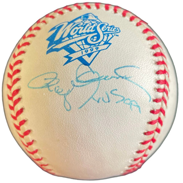 Roger Clemons Official Autographed 1999 World Series Baseball(JSA)