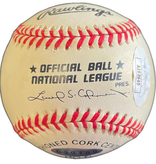 Duke Snider Autographed Official National League Baseball (JSA)