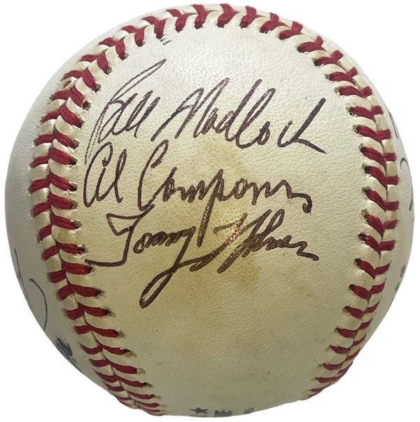 Tommy Davis & Others Signed National League Baseball