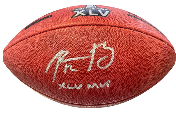 Aaron Rodgers "XLV MVP" Autographed Super Bowl XLV Authentic Football (Fanatics)