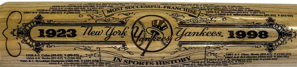 New York Yankees 1923-1998 Commemorative Bat MLB #566/5000