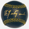 Carl Yastrzemski Autographed Black Baseball (JSA)