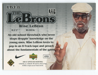 Lebron James Wise Lebron 2006-07 Upper Deck The LeBrons #LBJ-8