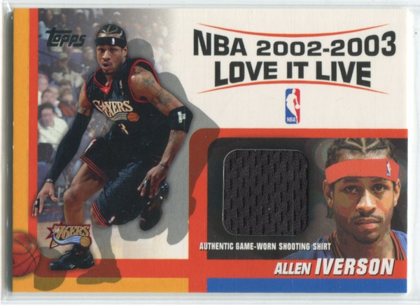 2002-03 Topps NBA Love it Live #LLR-AI Allen Iverson