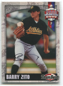 2000 Team Best Rookies Barry Zito Autographed Card