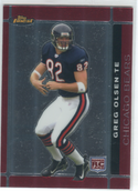 2007 Topps Finest #127 Greg Olsen Red