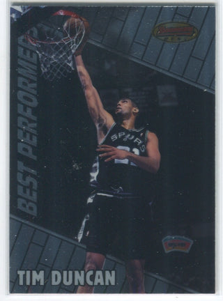 2000 Bowmans Best #92 Tim Duncan Card