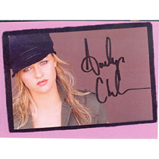 Ambry Childers Autograph/Signed 3x5 postcard