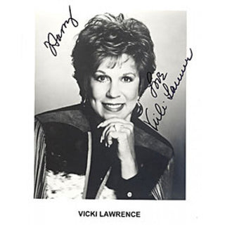 Vicki Lawrence Autographed / Signed Celebrity 8x10 Photo