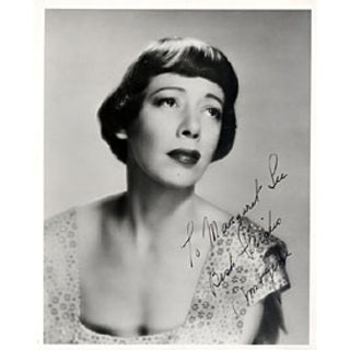 Imogene Coca Autographed / Signed 8x10 Photo (James Spence Authenticated)