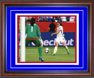 Alex Morgan Unsigned Framed Shooting 8x10 Photo