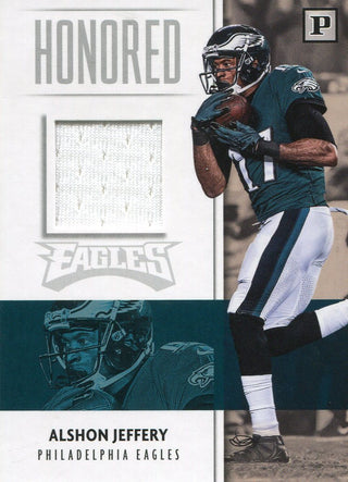 Alshon Jeffery 2018 Panini Honored Jersey Card