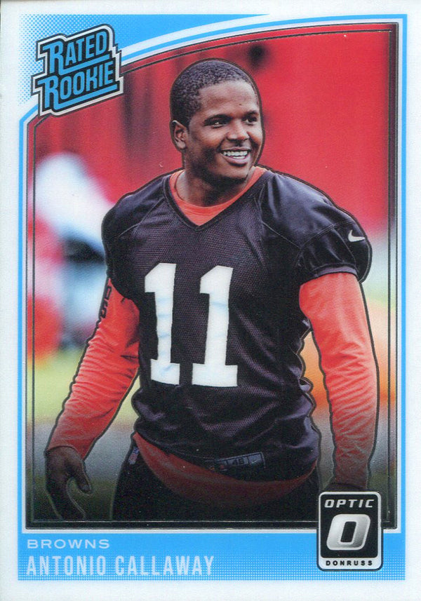 Antonio Callaway 2018 Panini Optic Rookie Card