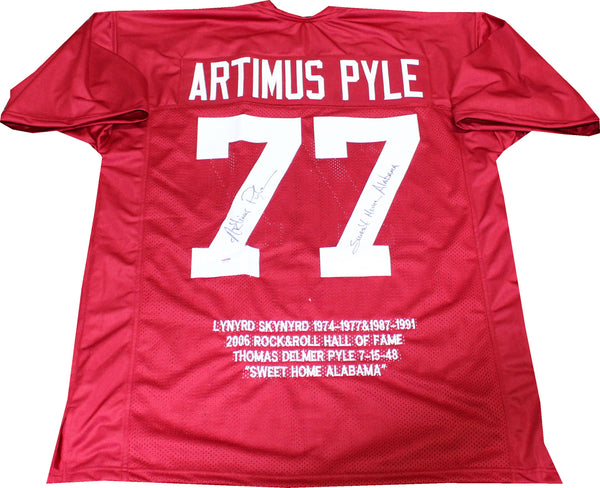 Artimus Pyle " Sweet Home Alabama" Autographed Lynyrd Skynyrd Jersey (JSA)