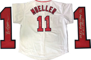 Bill Mueller "03 AL Batting Champ .326 04 WS Champs" Autographed Boston Red Sox Jersey