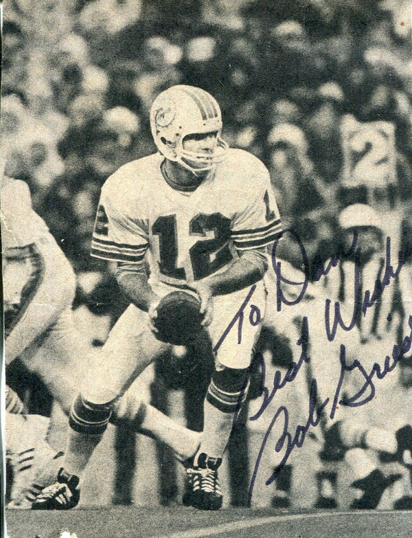 Bob Griese Autographed Newspaper Clip