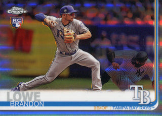 Brandon Lowe 2019 Topps Chrome Rookie Refractor Card #151