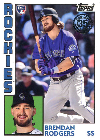 Brendan Rodgers 2019 Topps Rookie Card #36