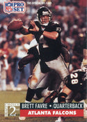 Brett Favre 1991 Pro Set Rookie Card