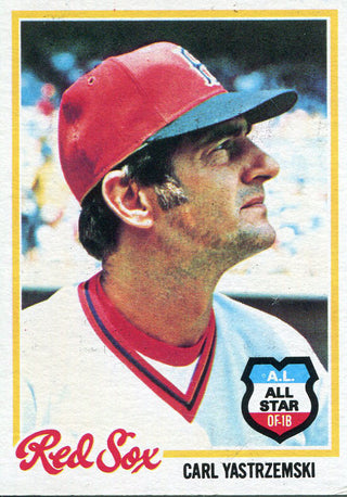 Carl Yastrzemski 1978 Topps Card #40