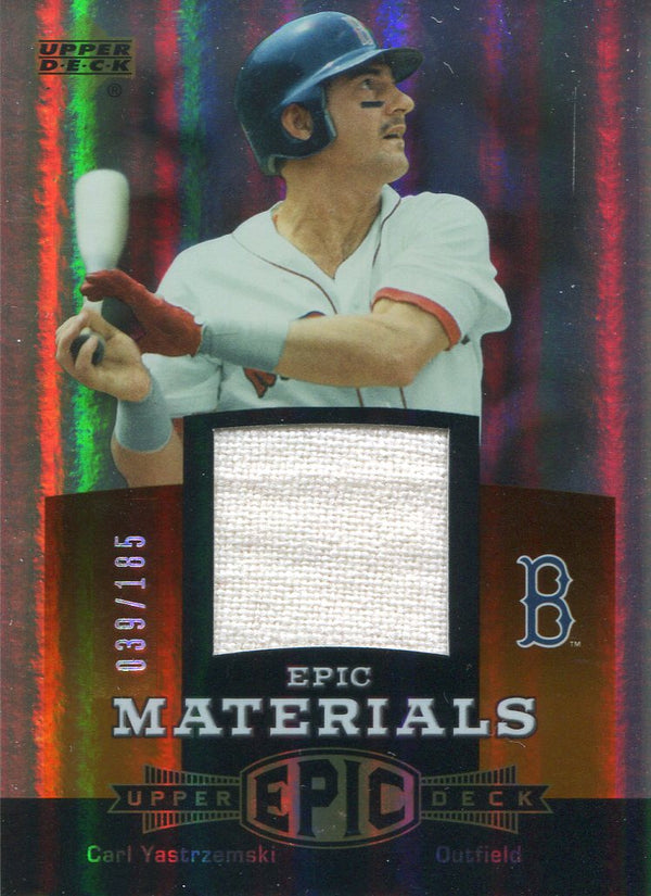 Carl Yastrzemski 2006 Upper Deck Epic Materials Jersey Card