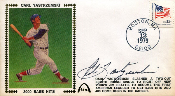 Carl Yastrzemski Autographed First Day Cover 