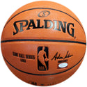 Charlie Scott "HOF 2018" Autographed Basketball (JSA) Back