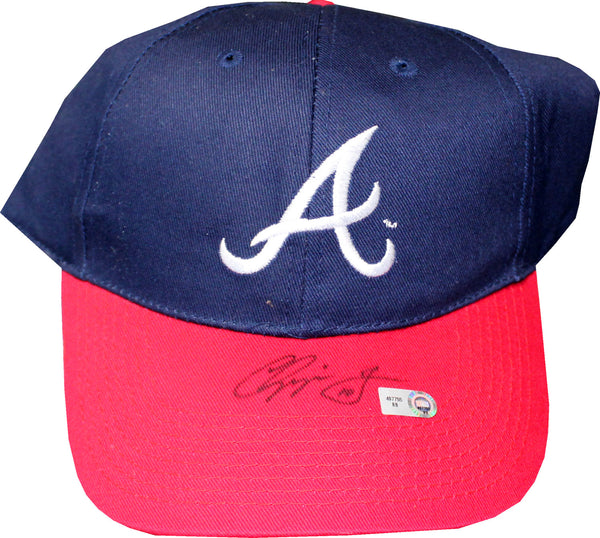 Chipper Jones Autographed Atlanta Braves Hat (JSA/MLB)