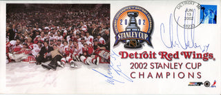 Chris Chelios & Manny Legace Autographed 1st Day Cover