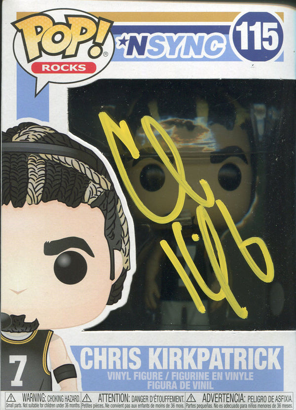 Chris Kirkpatrick Autographed *NSYNC Funko Pop (JSA)