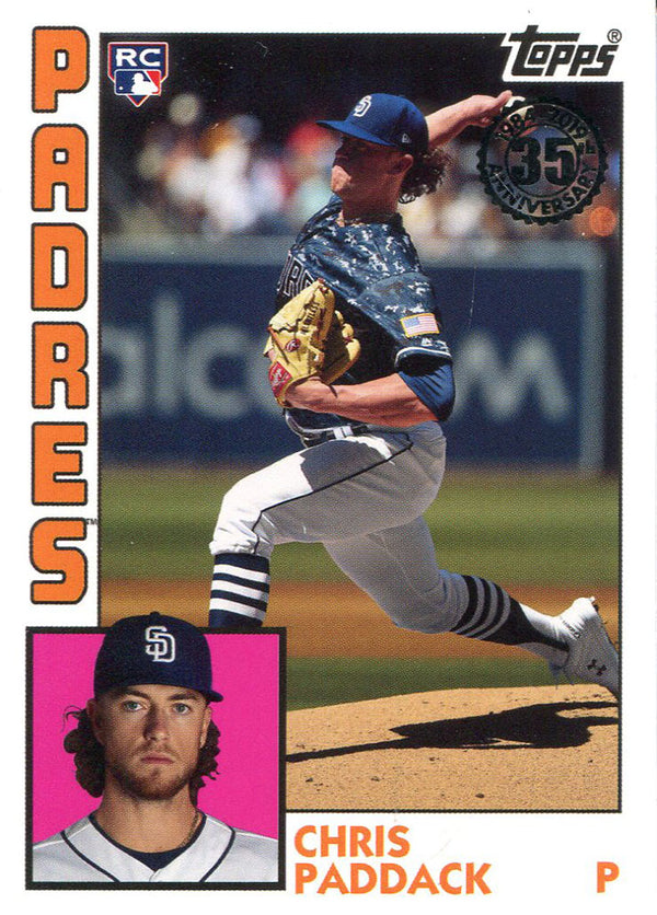 Chris Paddack 2019 Topps Rookie Card #15