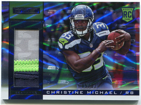 Christine Michael 2013 Panini Rookie & Stars Rookie Jersey Card