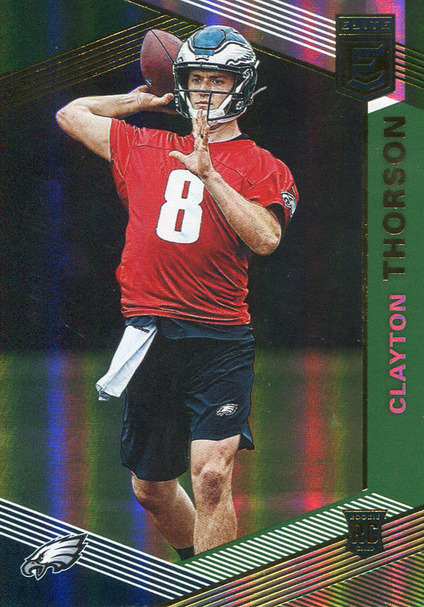 Clayton Thorson 2019 Panini Donruss Elite Rookie Card