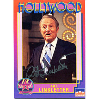 Art Linkletter Autographed / Signed 1991 Hollywood Card (James Spence)