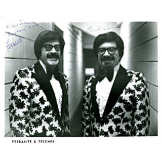 Ferrante & Teicher Autographed / Signed Black & White 8x10 Photo