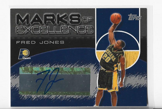 Fred Jones 2004-2005 Topps #ME-FJ Autograph Card