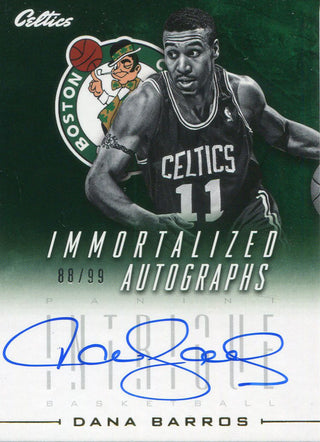 Dana Barros Autographed 2013-14 Panini Intrigue Card