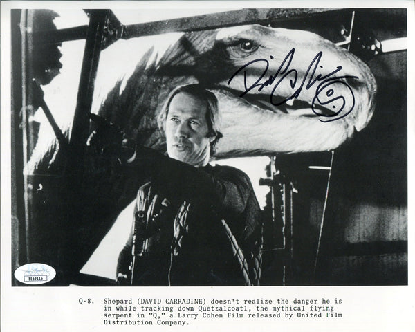 David Carradine Autographed 8x10 Photo (JSA)