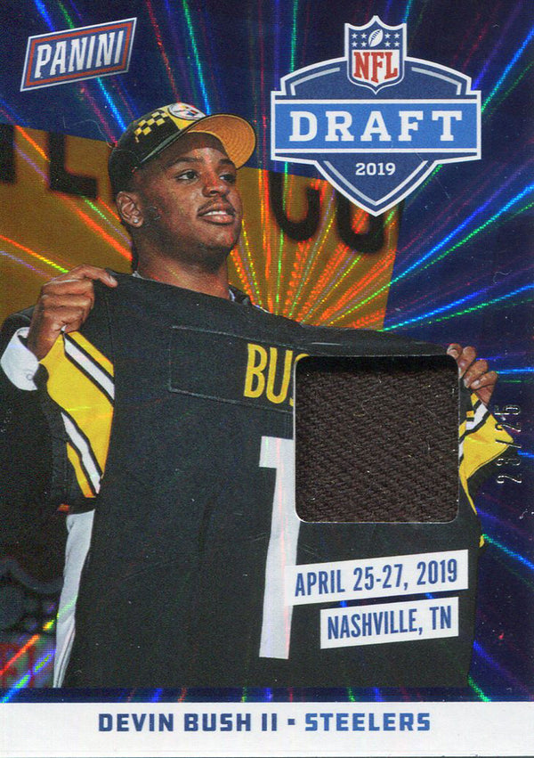 Devin Bush II 2019 Panini The National Football Rookie Jersey Card