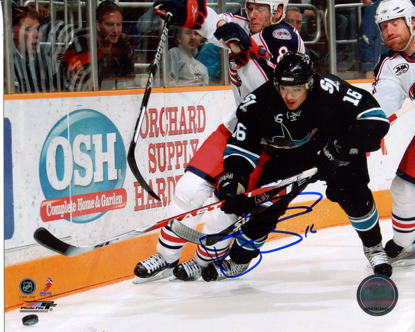 Devin Setoguchi Autographed San Jose Sharks 8x10 Photo