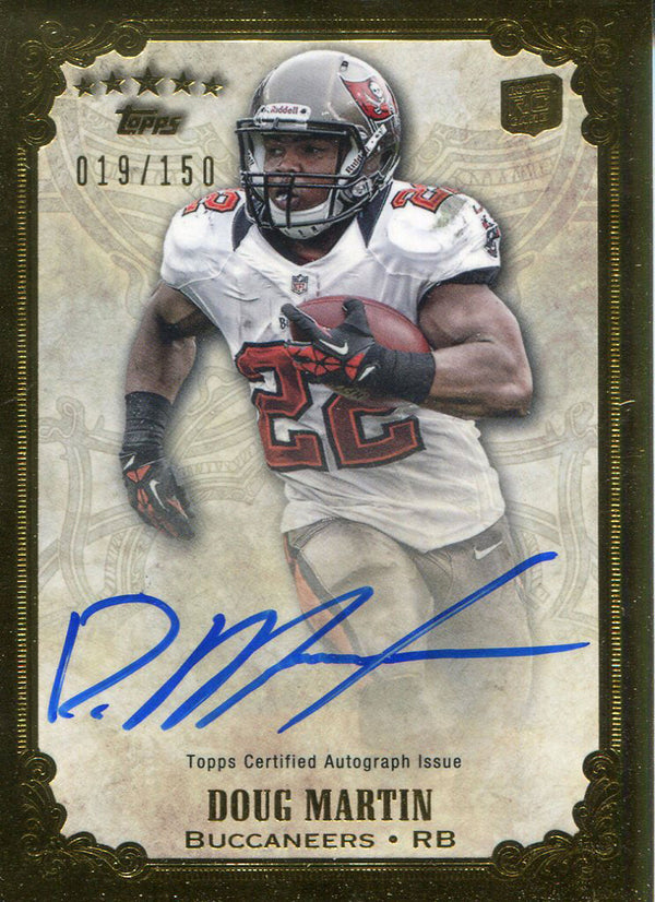 Doug Martin Autographed 2012 Topps Five Star Rookie Card