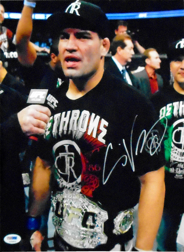 Cain Velasquez Autographed 11x14 Photo (PSA/DNA)