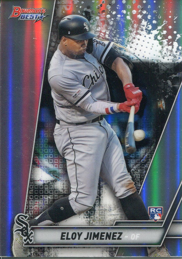 Eloy Jimenez 2019 Bowman's Best Refractor Rookie Card #18