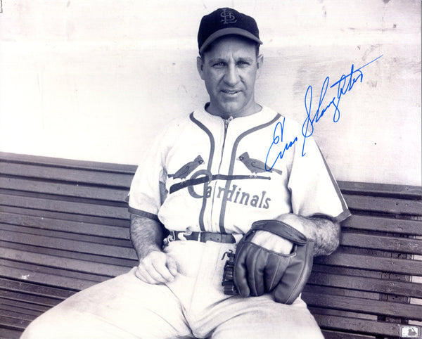 Enos Slaughter Autographed 8x10 Photo